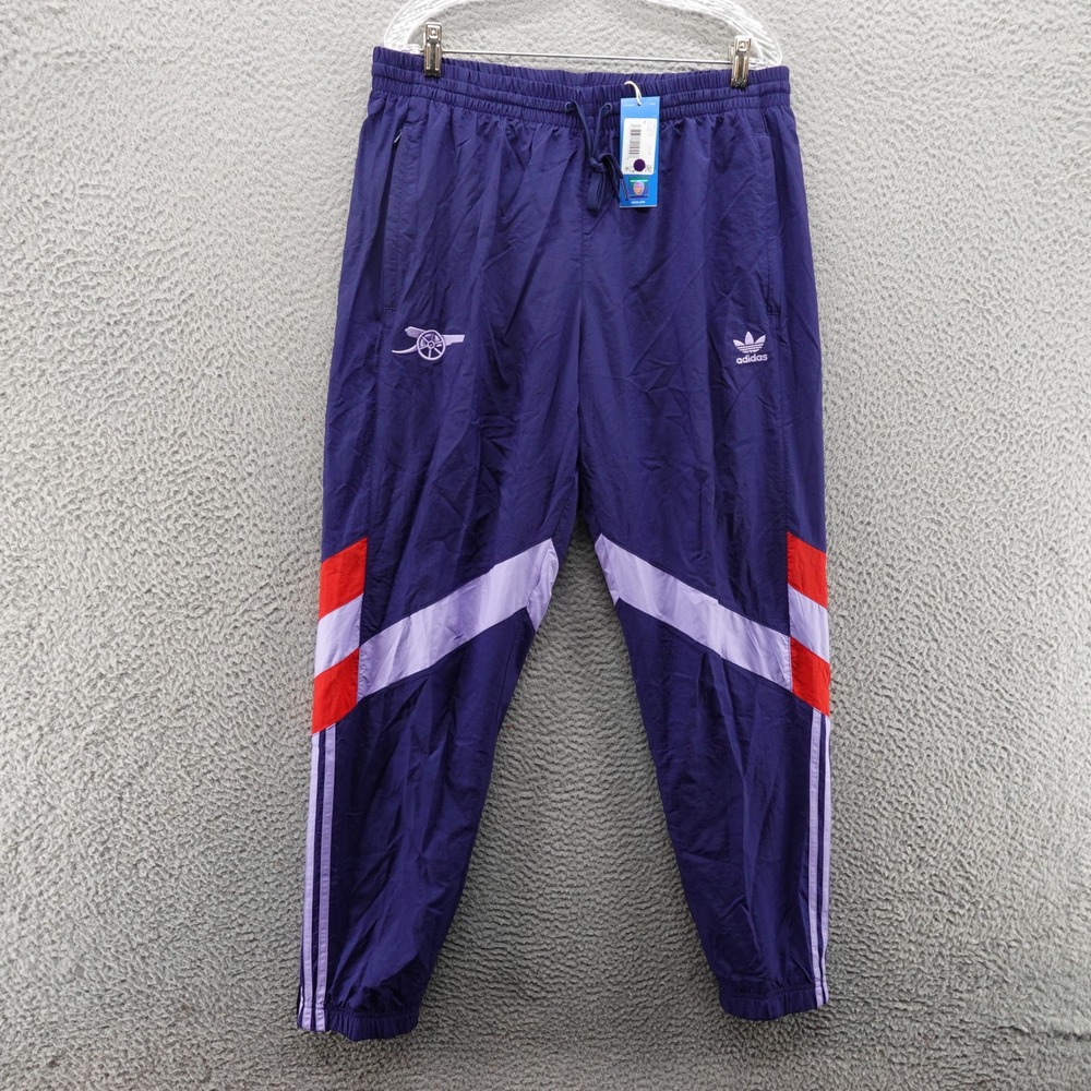 Adidas Originals Arsenal Track Pants Mens XL Night Sky Purple NEW
